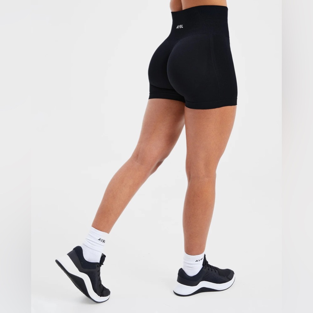 AYBL Empower Seamless Shorts Black Large NWT